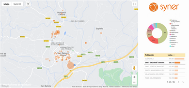 Mapeo del potencial de comunidades locales de energía renovable